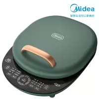 美的电饼铛家用多功能双面加热加深可拆洗电饼锅烙饼锅 绿色