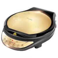 美的(Midea)电饼铛 家用双面加热电饼档煎饼锅1500W大功率煎烤机 微电脑智能操控烙饼机电饼锅 双面悬浮烤盘