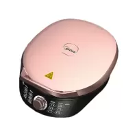 美的电饼铛煎烤机家用双面加热煎烙饼锅新款自动断电加深加大正品 玫瑰金