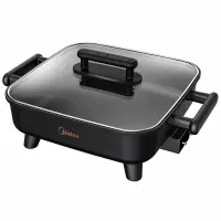 美的(Midea)电火锅家用电锅电煮锅电炒锅多功能宿舍煎锅火锅大容量一体锅6L 1家用电锅