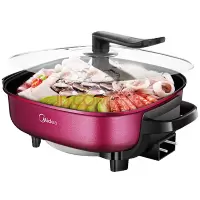 美的(Midea) 多用途锅 家用多功能6L电煮锅大容量一体多用途锅可煎烤 电火锅家用电锅