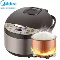 [美的33]电饭煲家用智能大容量多功能煮饭锅5L正品迷你3-4-6人 [亮棕色]家用电锅