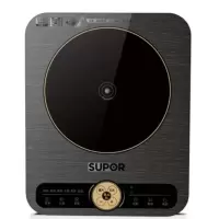 苏泊尔(SUPOR)电磁炉 大功率 微晶面板 智能旋控 拉丝防滑面板 电磁灶(赠欧式汤锅+炒锅) [实力热卖]复古设计