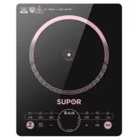 苏泊尔(SUPOR)电磁炉套装 家用大功率带锅电磁灶电火锅 商场同款超薄防水触控柴火灶[配炒锅汤锅] [王源代言]