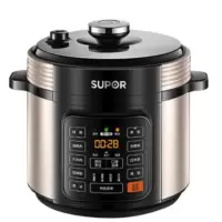 苏泊尔(SUPOR)电压力锅双胆 家用电高压锅 焖香节能煲 开盖收汁 大火速热 一键排压 [王源代言]家用电锅