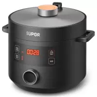 苏泊尔 (SUPOR) 家用电压力锅 精钢球釜内胆 智能预约烹饪 5L双胆高压锅 5L 显影触控 荣获20年IF设计大