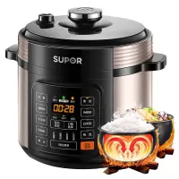 苏泊尔(SUPOR)电压力锅 电高压锅球釜双胆6升大容量 智能预约家用煲汤煮饭锅 [王源代言]家用电锅