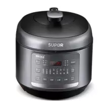 苏泊尔 (SUPOR) 家用电压力锅 精钢球釜内胆 智能预约烹饪 5L双胆高压锅 5L 精钢内胆 快速红烧菜家用电锅