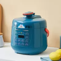 苏泊尔小型电压力锅家用2.5L高压锅多功能智能迷你小电饭煲锅正品 蓝色家用电锅