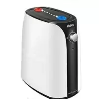 海尔小厨宝家用小型上出水即热式储水7升厨房宝暖水宝电热水器 白色