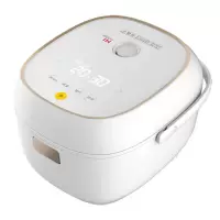 松下IH小型电饭煲家用3人多功能智能触屏迷你电饭锅2L 白色 2.1L家用电锅