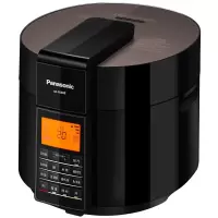 松下(Panasonic)电饭煲多功能家用时尚智能三段6L电饭锅 黑色家用电锅