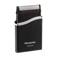 松下(Panasonic)电动剃须刀 卡片式金属外壳胡须刀男士旅行出差便携刮胡刀剔须刀 黑色