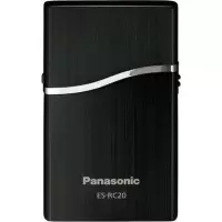 松下(Panasonic)电动剃须刀 卡片式金属外壳男士旅行出差便携刮胡刀 黑色