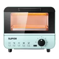 苏泊尔(SUPOR)电烤箱家用多功能小烤箱复古迷你小型台式烘烤箱烘焙蛋糕小熊饼干小米蒸烤12升 6L迷你-带出式烤盘易清