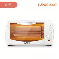 苏泊尔电烤箱家用10L升烘焙迷你小型烤箱多功能全自动 白色