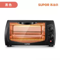 苏泊尔电烤箱家用10L升烘焙迷你小型烤箱多功能全自动 黑色