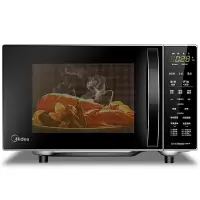 Midea/美的微波炉家用智能平板多功能烤箱一体全自动 银色 变频微蒸烤一体 800W平板 美的