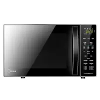 Midea/美的 微波炉蒸烤箱一体家用平板变频小型光波 银色 20L变频微蒸烤一体