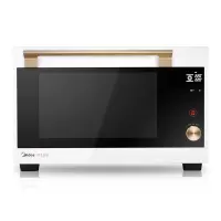 美的(Midea) 多功能烤箱上下四管独立控温 35L大容量家用烤箱 电子式操控 粉色 (42升)
