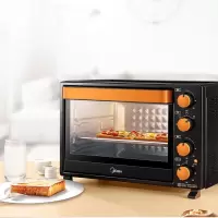 美的(Midea)家用多功能电烤箱 35升 上下管独立控温 黑色