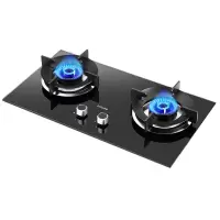 四季沐歌(micoe)燃气灶 天然气灶具 双灶4.8kw家用大火力 猛火台式/嵌入式两用 [1秒点火]4.6kw聚能灶液