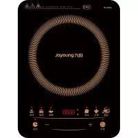 九阳(Joyoung)电磁炉 多功能电磁灶 2200W大功率 家用大面板 智能电池炉 配炒锅大火灶 黑色