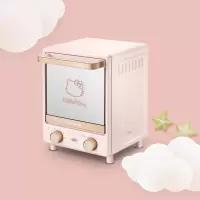 九阳HelloKitty电烤箱烘焙家用小型蛋糕多功能全自动迷你一人小型 粉色