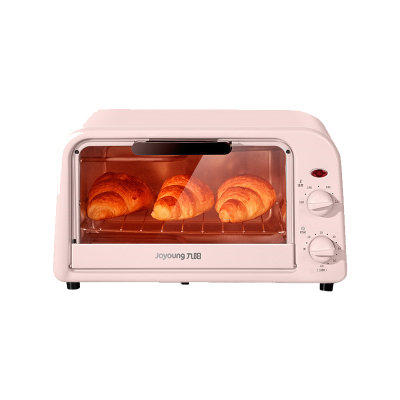 九阳电烤箱家用小型烘焙多功能迷你小烤箱全自动蛋糕干果 粉色10L