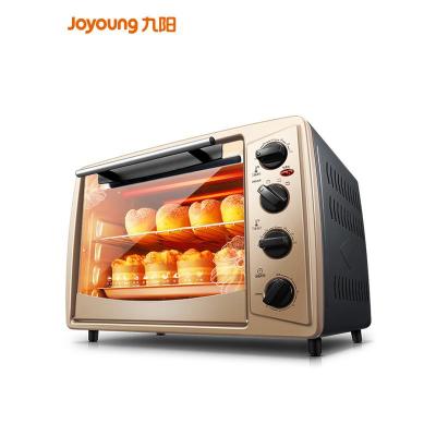 [抢]九阳烤箱家用烘焙多功能全自动小型电烤箱30L升大容量 黑色+金色