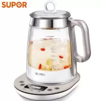苏泊尔(SUPOR)养生壶 燕窝壶多功能加厚玻璃煮茶器 1.5L 电水壶电热水壶花茶壶煮茶壶 1.5L