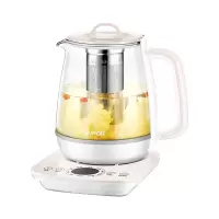苏泊尔养生壶家用全自动玻璃电煮茶壶器加厚多功能小型养身烧水壶 米黄色
