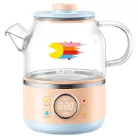 苏泊尔煮茶器养身杯养生壶家用迷你型多功能办公室小型花茶果茶壶 马卡龙