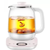 苏泊尔养生壶家用多功能蒸煮茶器办公室小型玻璃全自动迷你花茶壶 樱花粉
