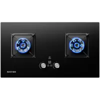 华帝 百得(BEST) 燃气灶 煤气灶双灶具 家用5.2KW大火力定时灶嵌入式台式全进风 天然气(12T)