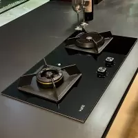 华帝(VATTI)(天然气)燃气灶天然气聚能灶双灶具 台式嵌入式 3.5KW猛火家用 钢化玻璃 [升级款]精控大面板鸳鸯