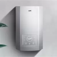 华帝燃气热水器16升家用零0冷水燃气热水器恒温强排式 灰色16L 天然气