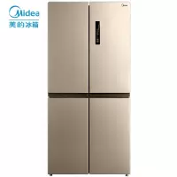 美的(Midea)468升十字对开门冰箱四开门家用双变频多门无霜冰箱