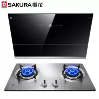 樱花SAKURA 侧吸抽油烟机灶具套装燃气灶烟灶套装两件套22立方米大吸力挥手智控自清洗 烟机+液化气 旗舰版1