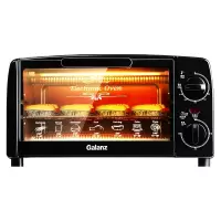 格兰仕(Galanz)电烤箱 家用电器多功能迷你型小烤箱10L专业烘焙烘烤蛋糕面包 黑色10L