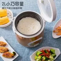 荣事达 Royalstar 电饭煲电饭锅小型饭煲带蒸笼西施煲1人2人用 自动保温饭煲 2L不粘内胆/一键操作 2.0L