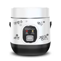 荣事达迷你型电饭煲单人小型电饭锅家家用1人2一3-4煮饭锅便携式l 白色1.2升
