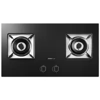 老板(Robam) 燃气灶 4.2kW嵌入式煤气灶具 家用双灶具嵌可用(天然气) 钢化玻璃猛火节能灶 天然气