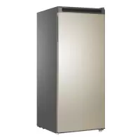 海尔(Haier)家用客厅酒柜办公室小型冰吧 水果茶叶红酒饮料保鲜柜客厅冰箱 [炫金外观]立式
