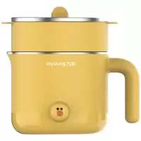 九阳（Joyoung）LINE联名布朗熊电火锅学生宿舍家用多功能迷你1.2L小功率电热电煮锅 LINE联名款-莎莉鸡