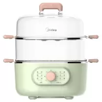 美的(Midea)电蒸锅多功能家用大容量全自动蒸菜蒸汽神器蒸笼智能 颜值蒸锅|6升