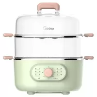 美的(Midea)电蒸锅多功能家用大容量全自动蒸菜蒸汽神器蒸笼 颜值蒸锅6升