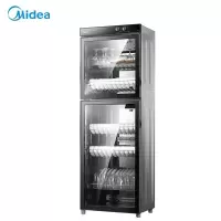 美的（Midea）消毒柜立式大容量 商用家用厨房碗筷柜餐具柜烘干保洁柜 【商用300升-5层收纳】可调节定时-双门