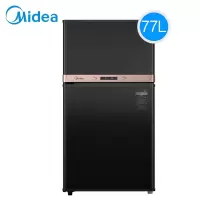 美的(Midea)立式消毒柜高温消毒家用小型厨房消毒碗柜碗筷烘干沥水双门不锈钢碗柜烘干 黑色 77L