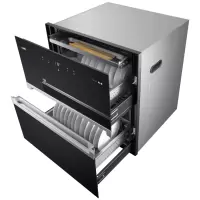 华帝不锈钢消毒柜紫外线家用小型嵌入式厨房消毒碗柜100L 100升消毒柜